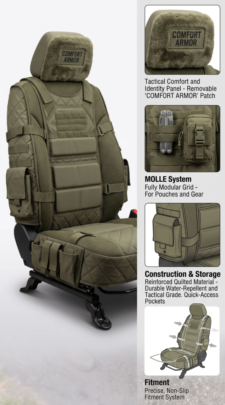 Armor Drive™ Tactical Seat Covers