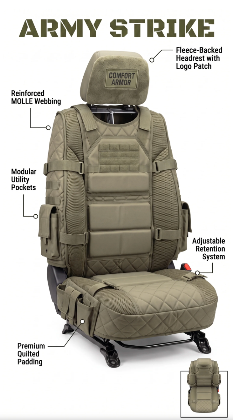 Armor Drive™ Tactical Seat Covers